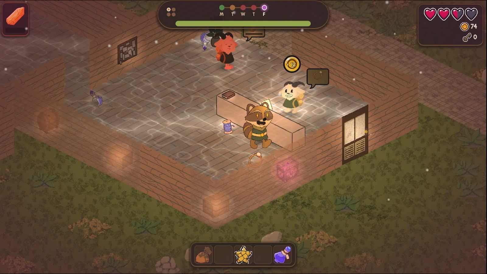 Stash Mayhem — serving a customer on a frozen floor