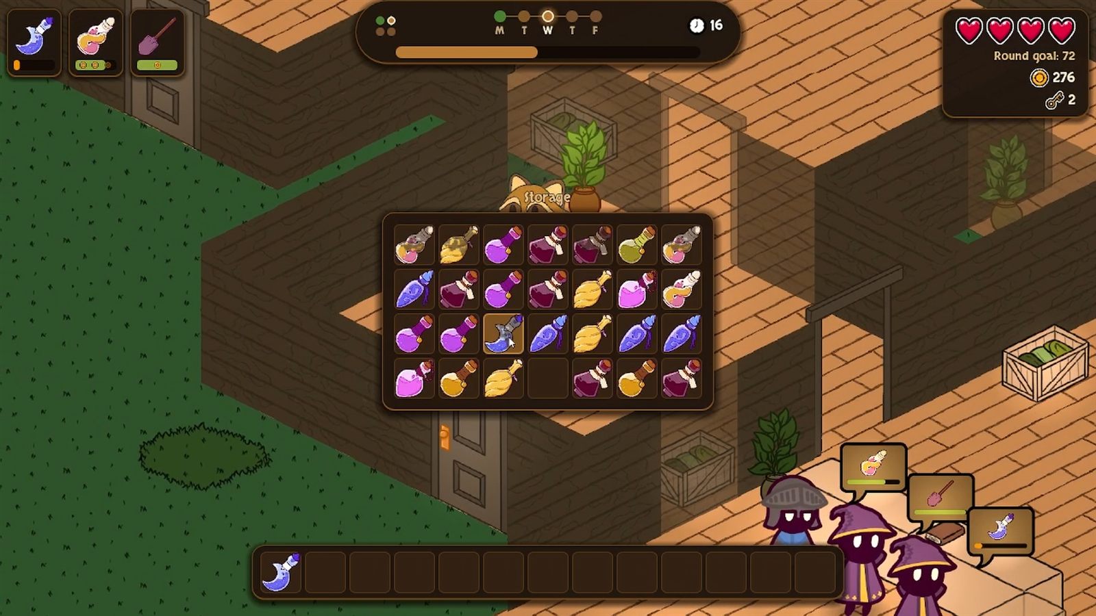 Stash Mayhem — the storage grid, sort the chaos your way